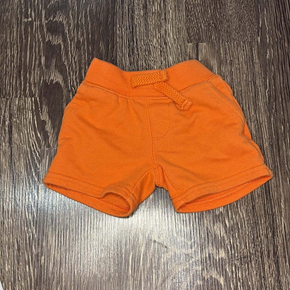 12 month Kids Tropical Shark Print Tank Top - White and Blue and Orange shorts - Picture 4 of 10